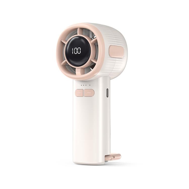 Ventilatore portatile USB con display digitale ad alta velocità a 100 velocità e piccolo ventilatore portatile Ventilatore portatile USB con display digitale ad alta velocità a 100 velocità e piccolo ventilatore portatile